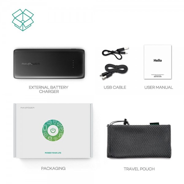 RAVPower Ace 22000 mAh Powerbank (RP-PB052) — ürün görseli 8