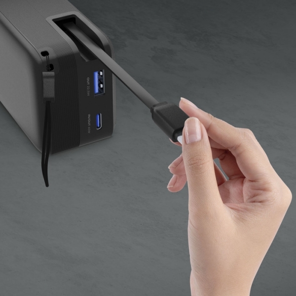 Cellularline Roller 20000 20000 mAh Powerbank (PBROLL20000K) — ürün görseli 4