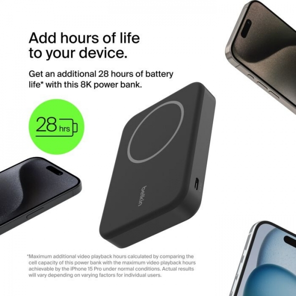 Belkin BoostCharge Pro 8000 mAh Powerbank (BPD007) — ürün görseli 7