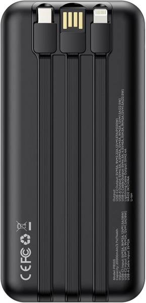 Hkm Tech Power Nano 22.5W 20000 mAh Powerbank (HKM-PB103-BK) — ürün görseli 5