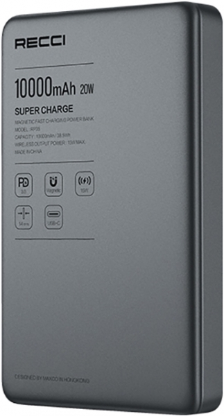 Recci RP35 10000 mAh Powerbank — ürün görseli 3
