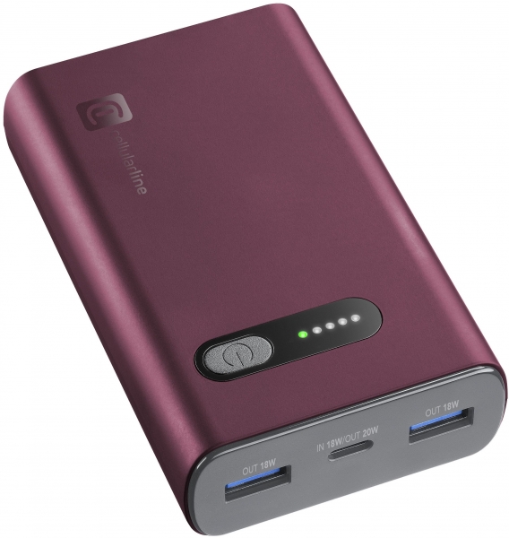 Cellularline Fast PD 20W 10000 mAh Powerbank (PBFAST01PD10000) — ürün görseli 2