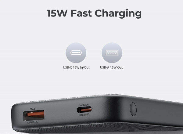 Aukey Spark Go 10000 mAh Powerbank (PB-Y46) — ürün görseli 5
