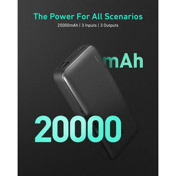 Aukey Basix Plus 20000 mAh Powerbank (PB-N74S) — ürün görseli 3