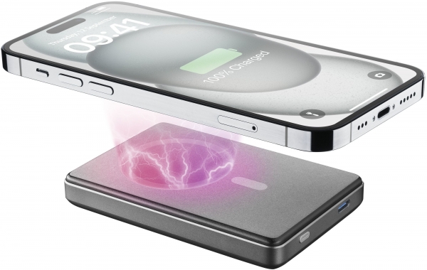 Cellularline Mag Lite 10000 mAh Powerbank (PBMAGSLIM10000WIRD) — ürün görseli 3