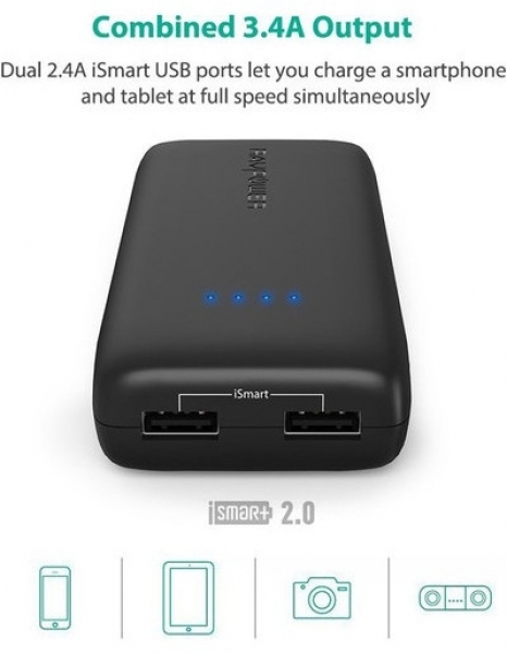 RAVPower Ace 12000 mAh Powerbank (RP-PB065) — ürün görseli 4