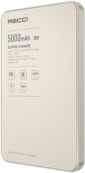 Recci RP25 5000 mAh Powerbank — ürün görseli 2