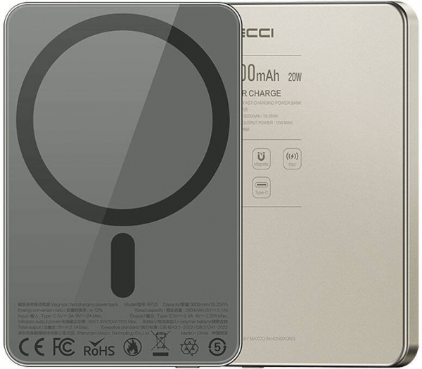 Recci RP25 5000 mAh Powerbank — ürün görseli 4