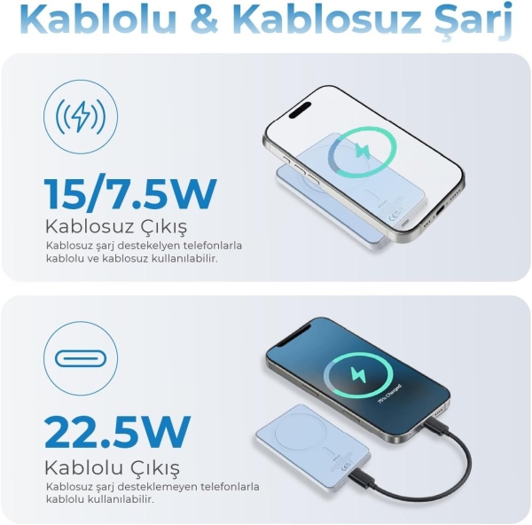 Deji Woyax WY-5 5000 mAh Powerbank — ürün görseli 7
