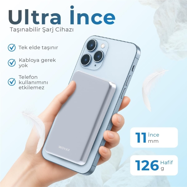 Deji Woyax WY-5 5000 mAh Powerbank — ürün görseli 9