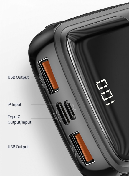 Baseus Q Pow 15W 10000 mAh Powerbank (BS-P1002L) — ürün görseli 13