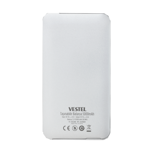 Vestel Taşınabilir Batarya 5000 5000 mAh Powerbank — ürün görseli 14