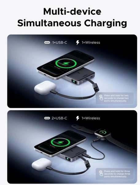 Ugreen MagFlow Pro 25W 10000 mAh Powerbank (65062) — ürün görseli 5