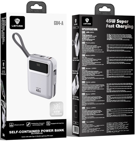 Lenyes C04-A 5000 mAh Powerbank — ürün görseli 7