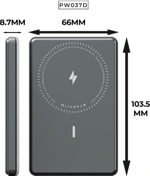 Lenyes PW037D 5000 mAh Powerbank — ürün görseli 8