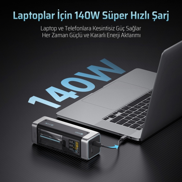 Cuktech 20 210W 25000 mAh Powerbank — ürün görseli 9