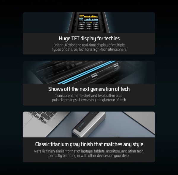 Cuktech 20 210W 25000 mAh Powerbank — ürün görseli 7