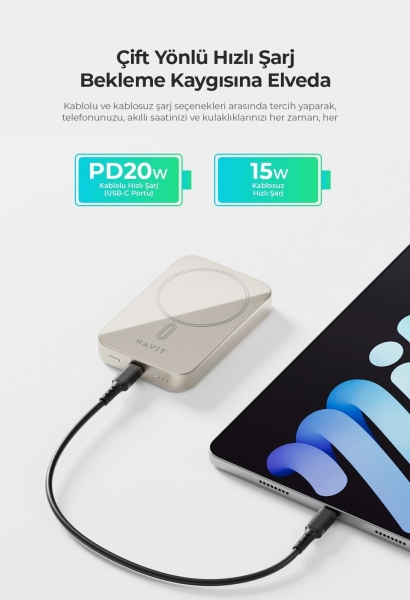 Havit PB5228 10000 mAh Powerbank — ürün görseli 3