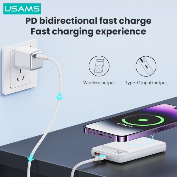 Usams PB72 10000 mAh Powerbank (US-CD214) — ürün görseli 5