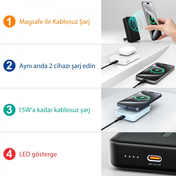 Juo JMP510 10000 mAh Powerbank — ürün görseli 5