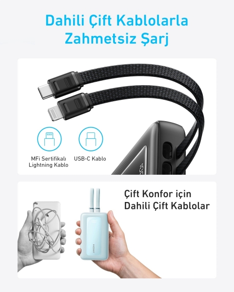 Anker Zolo 30W 20000 mAh Powerbank (A1681) — ürün görseli 6