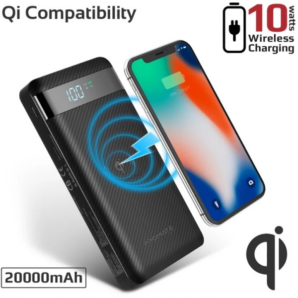 Promate AuraTank-20 20000 mAh Powerbank — ürün görseli 3