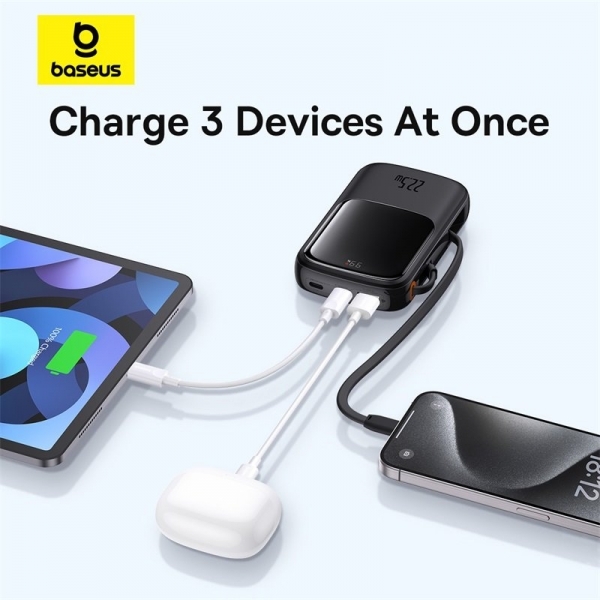 Baseus Q Pow Pro+ Type-C 20000 mAh Powerbank (P10067103113) — ürün görseli 12