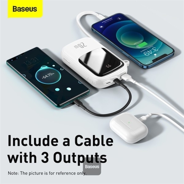 Baseus Q Pow Pro Lightning 20000 mAh Powerbank (PPQD060201) — ürün görseli 7