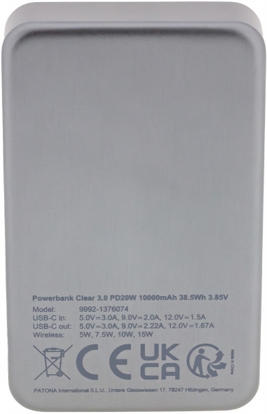 Patona Premium Clear 3.0 10000 mAh Powerbank — ürün görseli 9