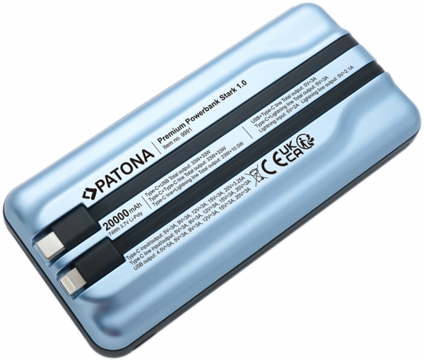 Patona Premium Stark 1.0 20000 mAh Powerbank — ürün görseli 2