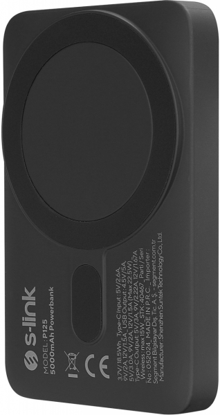 S-link P125 5000 mAh Powerbank — ürün görseli 3