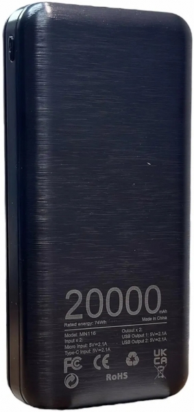 Newface MN116 20000 mAh Powerbank — ürün görseli 6