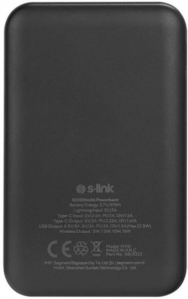 S-link M110 10000 mAh Powerbank — ürün görseli 11