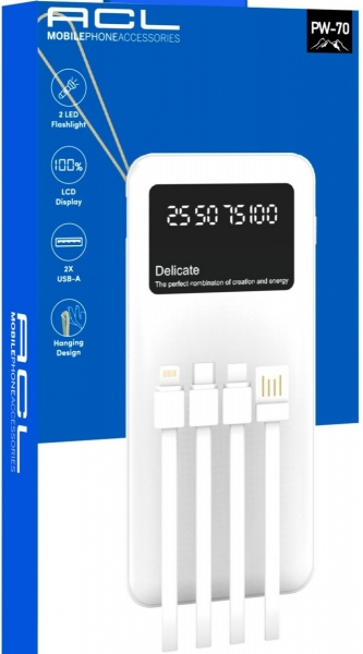 ACL PW-70 10000 mAh Powerbank — ürün görseli 2
