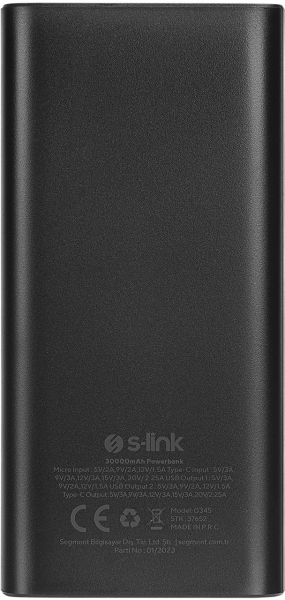 S-link G345 30000 mAh Powerbank — ürün görseli 9