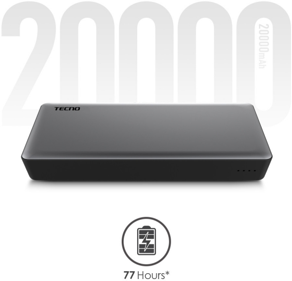 Tecno TPB-P201X 20000 mAh Powerbank — ürün görseli 3