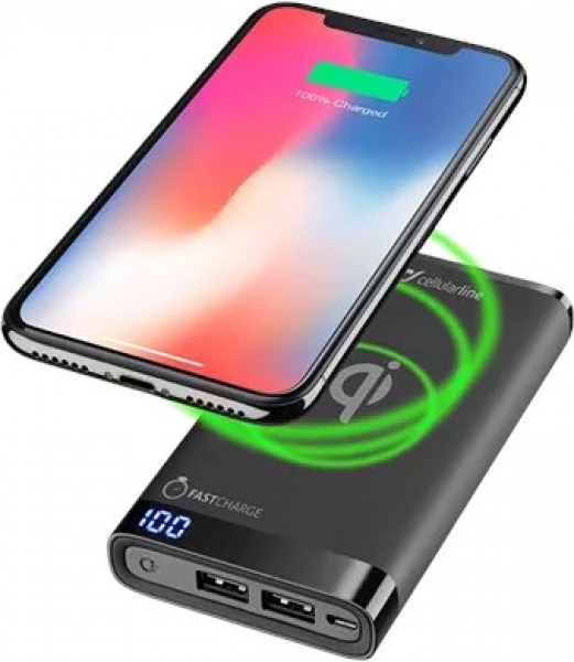 CellularLine FreePower Manta Kablosuz 8000 mAh Powerbank — ürün görseli 4