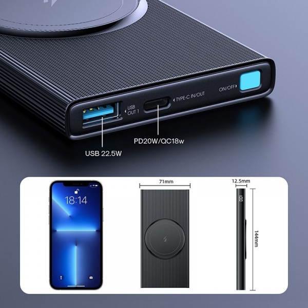 Joyroom JR-W010 10000 mAh Powerbank — ürün görseli 3