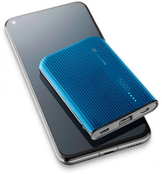 Cellularline PowerTank 5000 mAh Powerbank (FREEPPT5USBCW) — ürün görseli 4