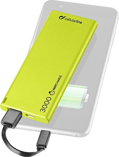 Cellularline FreePower Slim 3000 3000 mAh Powerbank — ürün görseli 4