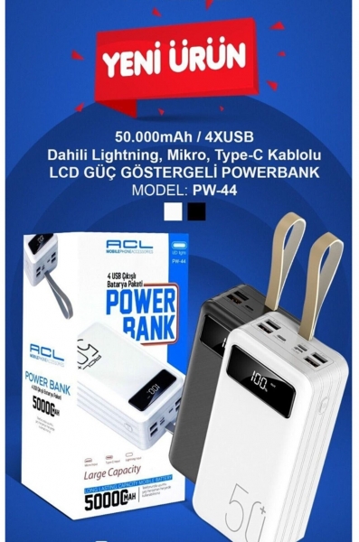 ACL PW-44 LargeCapacity 50000 mAh Powerbank — ürün görseli 3