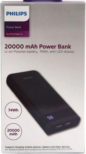 Philips DLP1520AB/51 20000 mAh Powerbank — ürün görseli 4