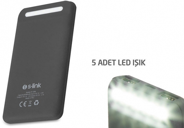S-link Swapp 8000 mAh Powerbank (IP-G8W) — ürün görseli 4