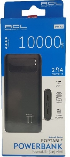ACL PW-42 NatureP 10000 mAh Powerbank — ürün görseli 2