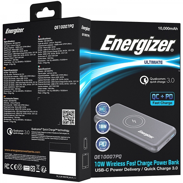 Energizer QE10007PQ 10000 mAh Powerbank — ürün görseli 4