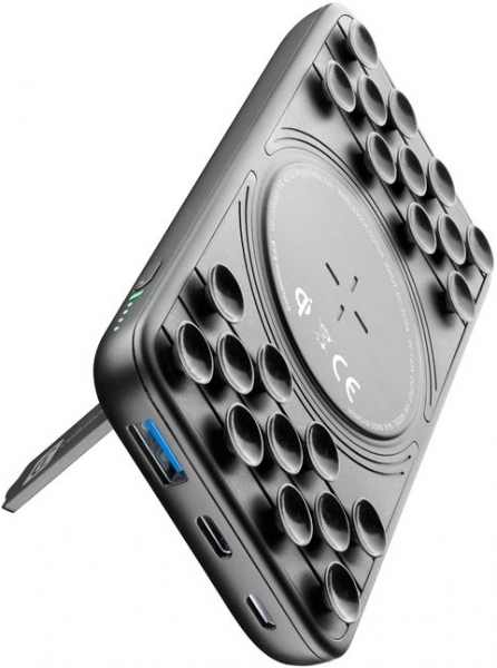 Cellularline Octopus Wireless PD 10000 mAh Powerbank (PBOCTOPUS10PDWIRK) — ürün görseli 2