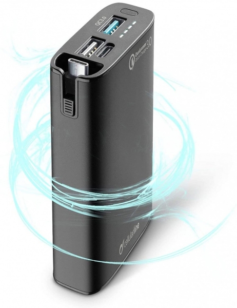 Cellularline FreePower Combo 6700 Type C 6700 mAh Powerbank (FREEP6700QCCK) — ürün görseli 3