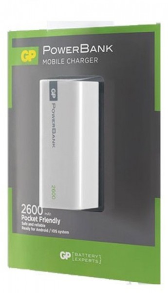 GP GP1C02ABE-2FB1 2600 mAh Powerbank — ürün görseli 2