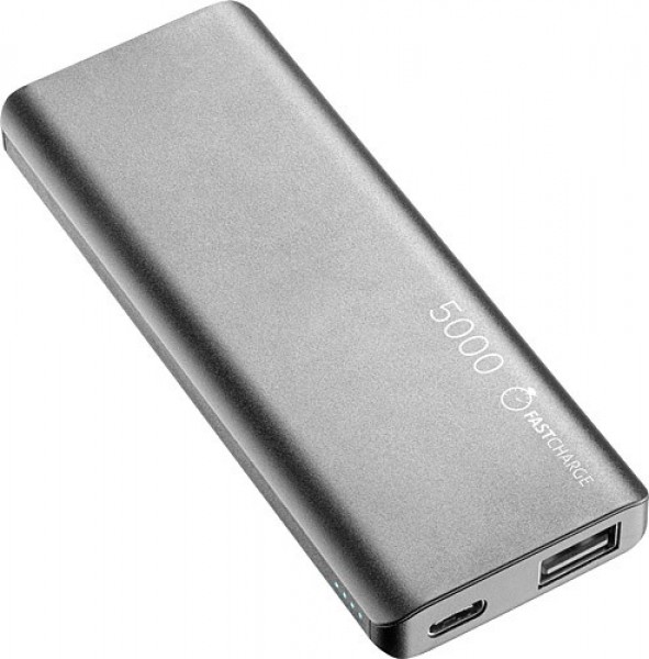 Cellularline FreePower Slim 5000 mAh Powerbank (FREEPSLIM5000)