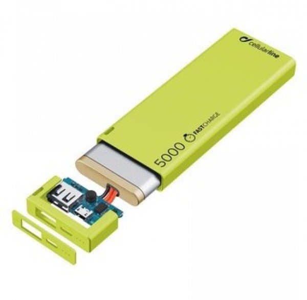 Cellularline FreePower Slim 5000 mAh Powerbank (FREEPSLIM5000) — ürün görseli 2